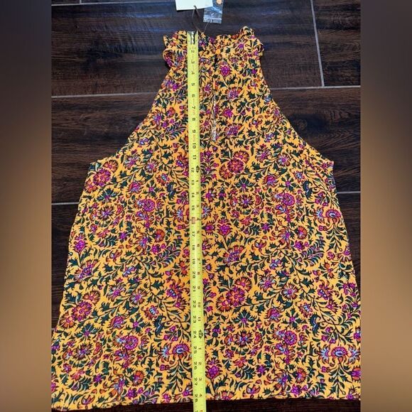 Cynthia Rowley Tunic High Neck Sleeveless Floral Size Large NWT - Picture 9 of 9